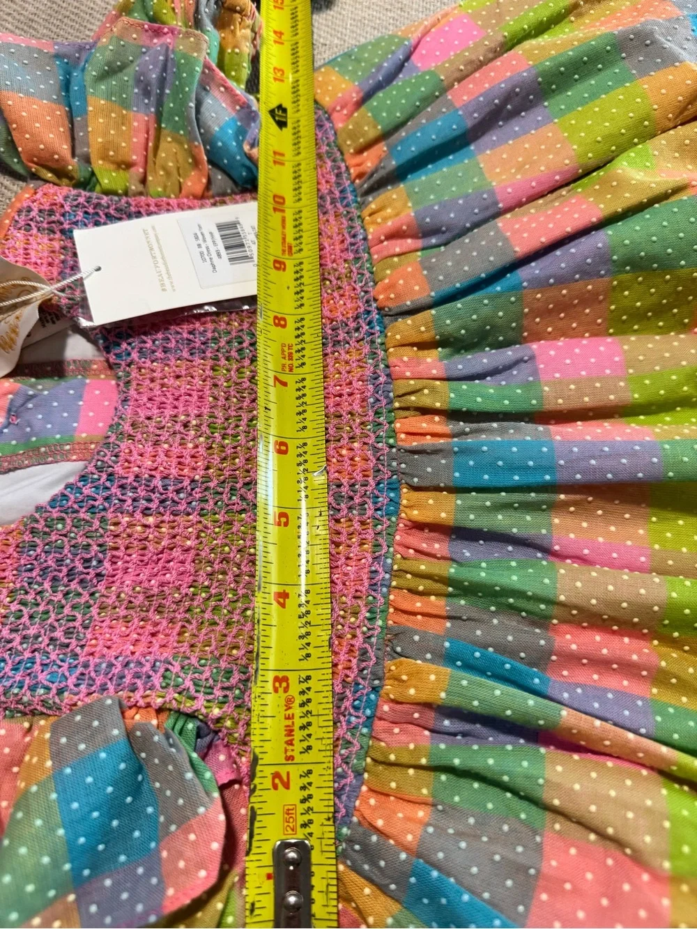 TBBC NEW W TAGS 4T Daphne Dress - Ecton Park Plaid with Hamptons Hot Pink